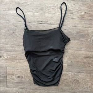 Open Edit Sheet Black Tank Top